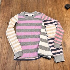 Hanna Andersson Girls Striped Long John Bundle